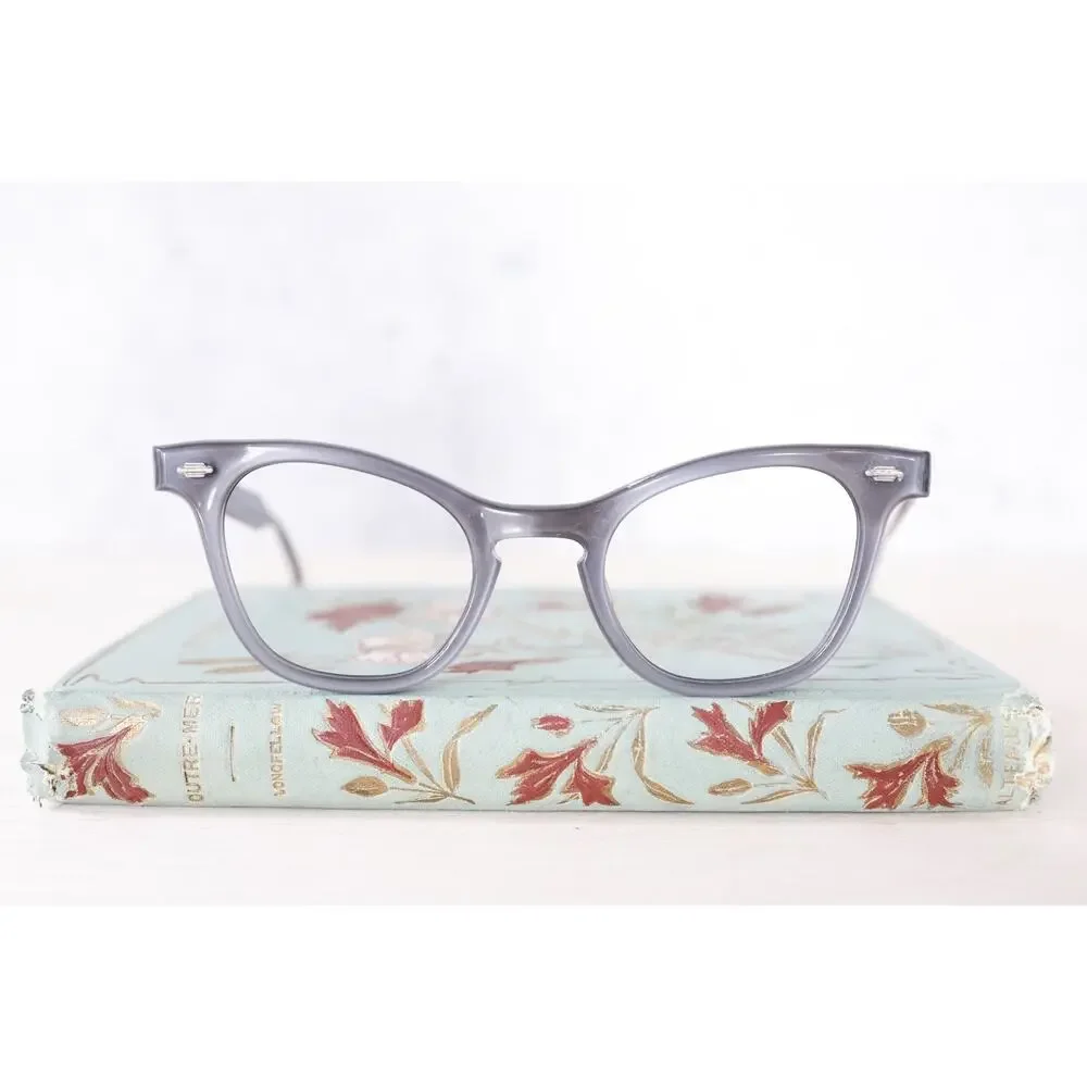 Vintage Artcraft Cateye Eyeglass 1960s Rockabilly Pinup Preppy USA Made